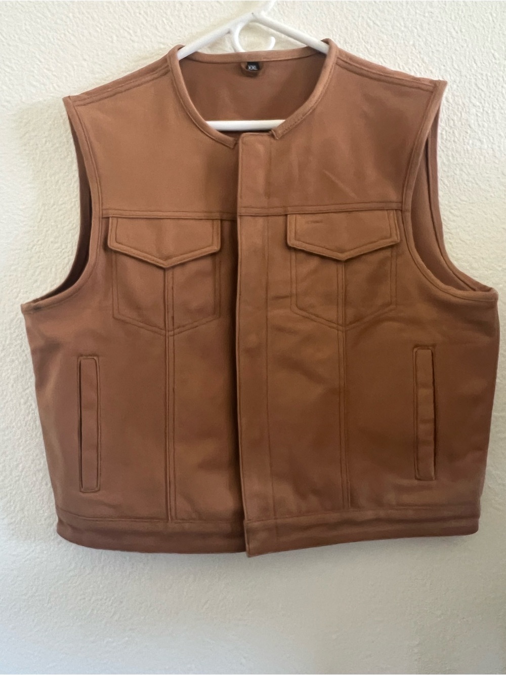 First Company - Men's Brown Sleeveless Canvas Vest - XXL